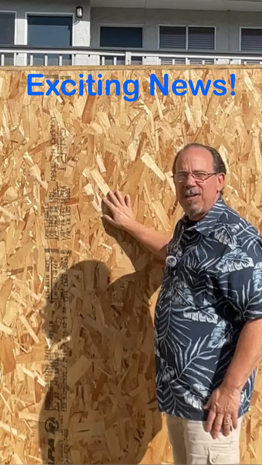 The new autoclave has arrived! Know anyone with a forklift?