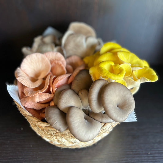 Mushroom Bouquet Center Piece Basket